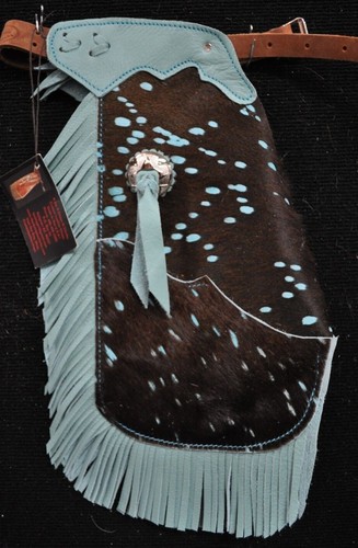 Chinks En Cuir Avec Poils Pour Enfant - Taille 12 Mois - Fabriqué Aux USA - Personnalisable - Livraison Rapide