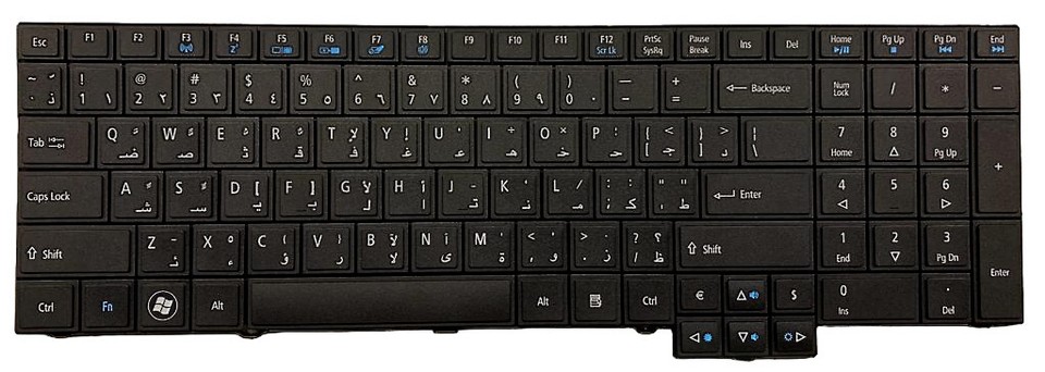AR KEYBOARD Acer TRAVELMATE 5360 5760 P653 6595 6596G 6595T 6995 7750 ...