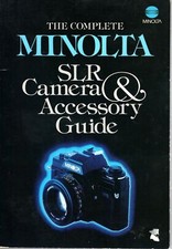 Minolta SLR Camera  Accessory Guide 168 pages/1983 