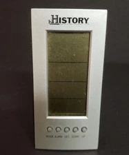 History Channel Club Digital Calendar Clock Thermometer Temperature Date Time
