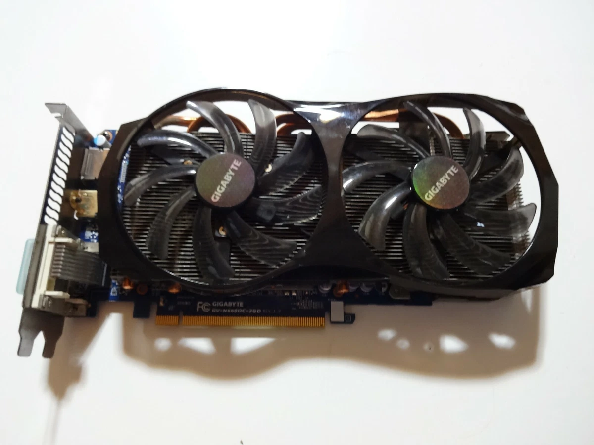 Used Gigabyte NVIDIA GeForce GTX 660 GV N660OC 2GD 2GB GDDR5 SDRAM F S