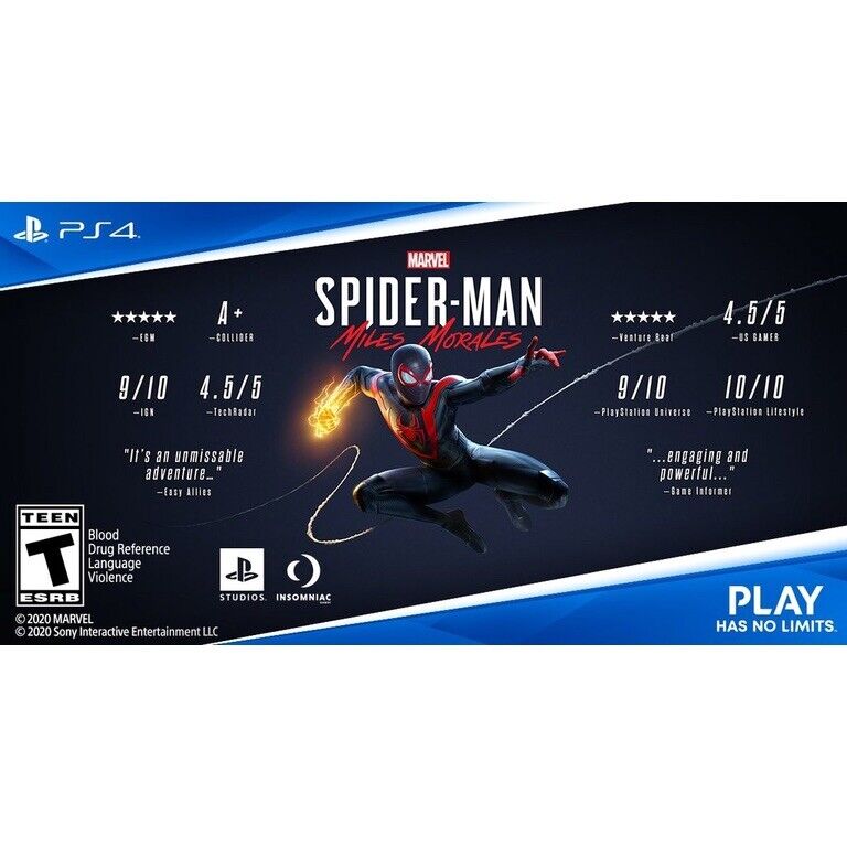 Spider Man - Miles Morales  Jogo de Videogame Sony Usado 90874196