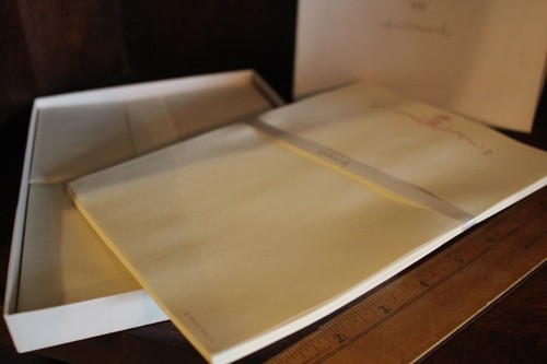 Vintage Hallmark Off White Pineapple Boxed Stationery Set paper - 第 4/8 張圖片