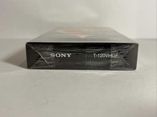 Cinta de casete VHS Sony T-120VHGL 6 horas en blanco de alto grado nueva sellada - Imagen 4 de 6