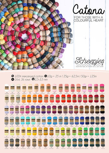 Scheepjes Catona 100% Cotton Color Choice - 50g Amigurumi Patchwork Action- Scheepjes Catona 100% Cotton Color Choice - 50g Amigurumi Patchwork Action-