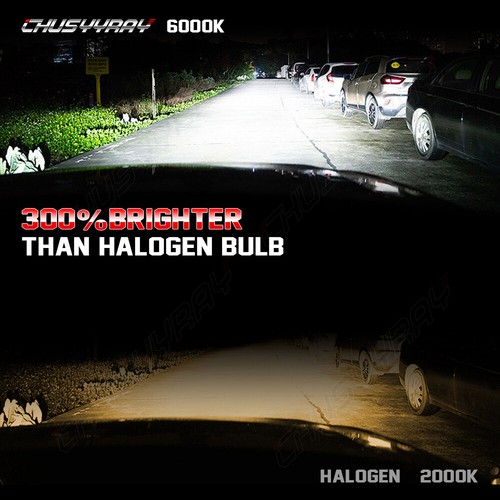 For Dodge Ram 1500 2500 3500 2006-2008 9008/H13 LED Headlight Bulbs Super Bright - Picture 8 of 11