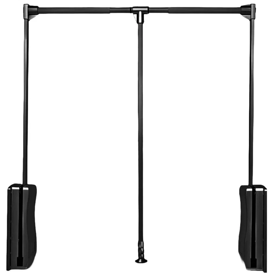 Kleiderlift Wardrobe Lift 20 kg Liftbeschlag Garderobenlift 550-1150 mm Lifter - Bild 2 von 3