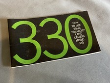 Vintage Polaroid 330 Instant Film Land Camera Manual Instructions Guide 1969