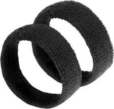 Football Bicep Bands - Arm & Sports Fan Wristbands One Size, black 