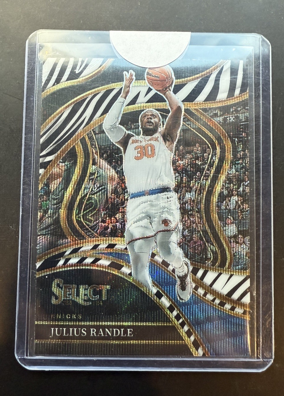 2023-24 Panini Select - Courtside Julius Randle #246 Zebra Prizm
