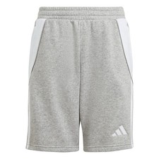 adidas Tiro24 Fleece Sweat Shorts - Gray/White IR9308  COMFY  RETAIL/MSRP 45