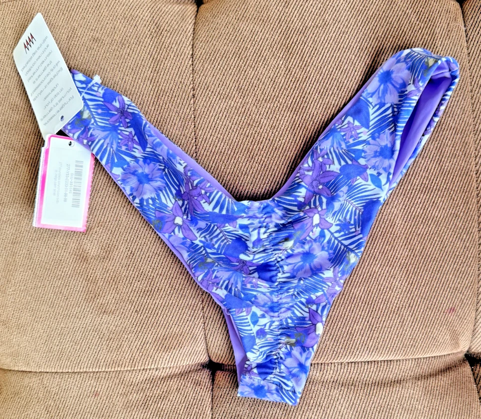 Parte inferior de bikini Wicked Weasel 25 aniversario 277 Boundless Scrunch pequeña nueva con etiquetas Foto 2 de 4