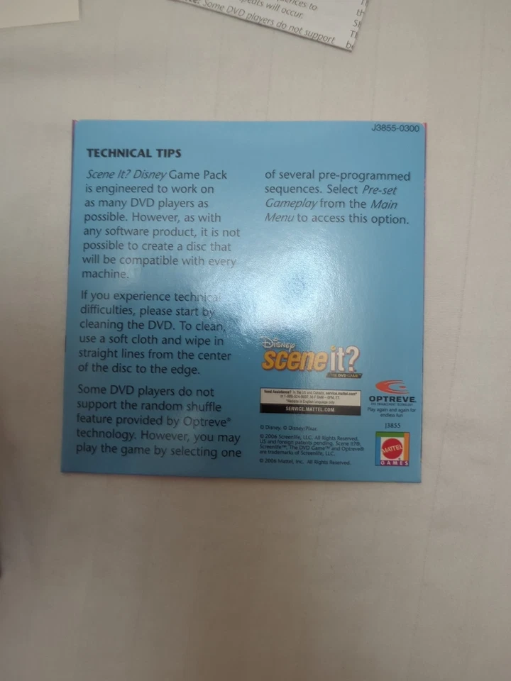 Disney Scene It Movie Trivia Game (DVD, 2006) The Incredibles, Toy Story, etc - Image 4 of 4