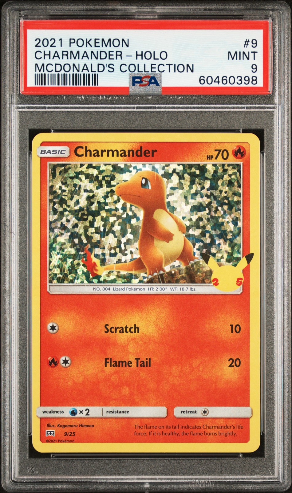 Charmander Holo #9