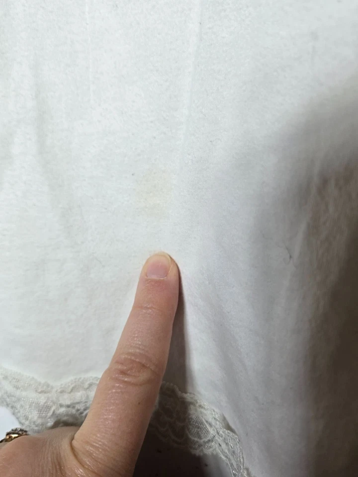 Arizona Womens Babydoll Tank Top Size Large Y2K Cami 2000s Summer Lace Dainty - Image 3 of 4