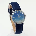 Vintage RAKETA jeans blue dial 2609.HA Soviet watch USSR mechanical serviced