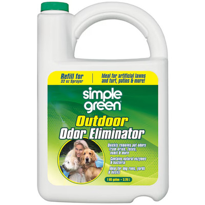 Simple Green Outdoor Odor Eliminator for Pets, Dogs, Decks 1 gallon Refill