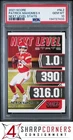 2021 PANINI SCORE NEXT LEVEL STATS #NL2 PATRICK MAHOMES II PSA 10