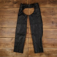 Unik Leather Apparel Trousers Pants S Mens Black Chaps Biker Motorcycle