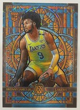 2024 Panini Mosaic Bronny James Rookie SSP Stained Glass - Appears Flawless!
