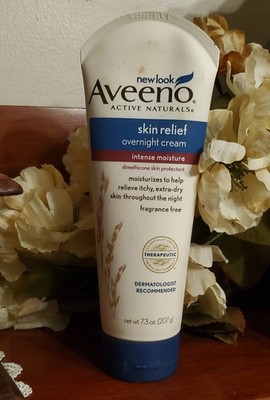 AVEENO Skin Relief Overnight cream INTENSE MOISTURE lotion - Fragrance Free