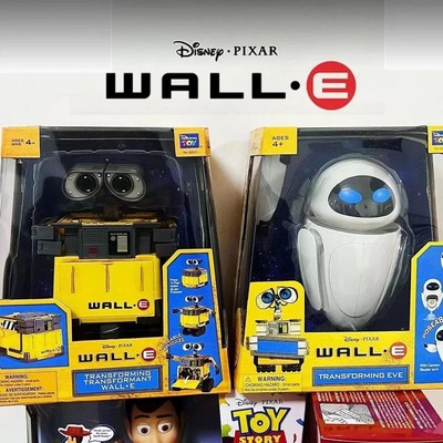 Robot Toy Wall E Thinkway Toys Original Transforming Eve Action Figure Model New