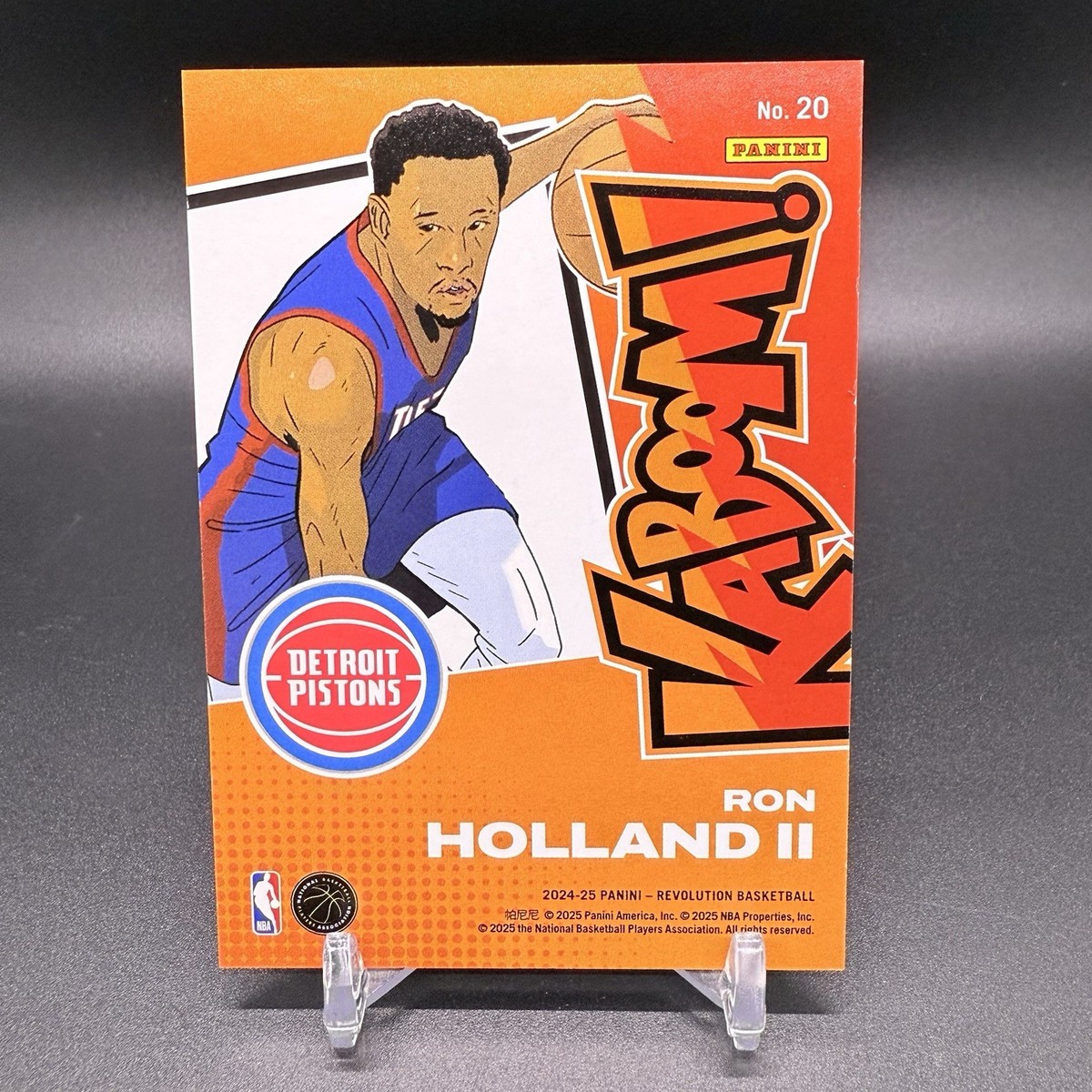 Kaboom! 🚨2024-25 Panini Revolution Ron Holland II RC Detroit