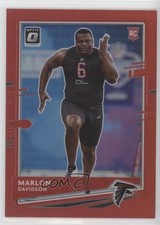 2020 Panini Donruss Rookie Optic Preview Red Prizm 33/99 Marlon Davidson 04mo