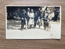 Vintage Studio Photographic Romanian Postcard Family Wedding Portrait