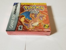 Pokemon FireRed Version Player's Choice Gameboy Advance NEW