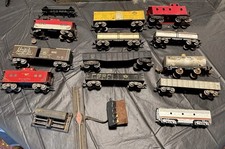 Lionel/Marx O Gauge 1:48 Vintage Model Train Mixed Lot 15 Pieces Cars