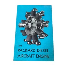 Scarce Org 1930 Packard Diesel Aircraft Engine Brochure-great Condition