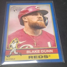 Topps 2024 Heritage Blake Dunn #481 Cincinnati Reds Rookie Baseball Card