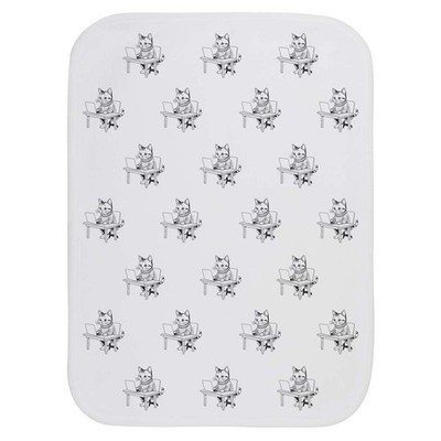 Baby Spuck-/Waschlappen ''Cosy Cat on Laptop'' (BC00039566)