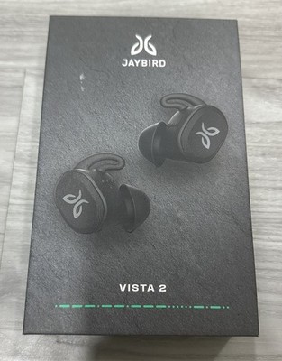 Jaybird Vista 2 True Wireless ANC Bluetooth Sport Earbuds Black  open box