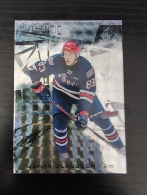 2021-22 Upper Deck CHL SPGU Oskar Olausson Authentic Prospects