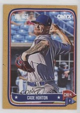 2024 Onyx Vintage Yellow Bordered /150 Cade Horton #OVCAHO 0sf5