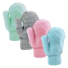 Baby Baby Gloves by Sock Snob 4 Multi Pack Striped Cute Gloves for Winter