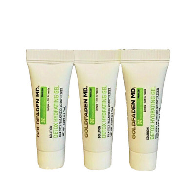 3x Goldfaden MD Solution Detox Hydrating Gel - Mini 7 ml Each = 21 ml Total