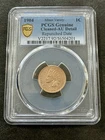 1904 Indian Head AU Minor Variety Penny