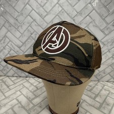 Marvel Avengers Youth Snapback Hat Camo A Logo OSFM Underbrim Heroes