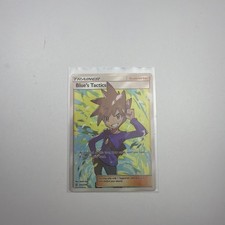 Pokémon TCG Blue's Tactics Trainer Sm-Unified Minds 231/236 Full Art Holo Card