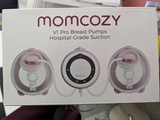 Momcozy V1 Pro, 15-Levels Double Wearable Breast Pump - White