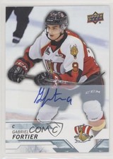 2018-19 Upper Deck CHL Auto Gabriel Fortier #50 Auto ek6