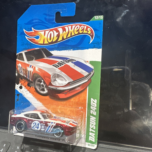 2011 Hot Wheels Super Treasure Hunt $ Datsun 240Z 12/15 Real Riders 62/244 Rosso - Foto 3 di 7