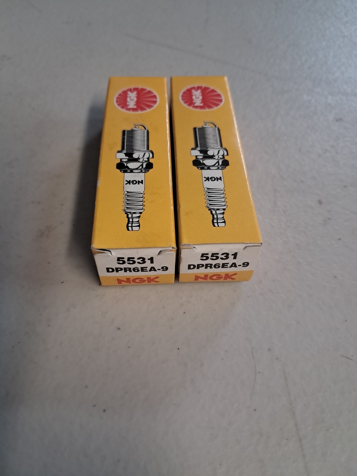 NGK Spark Plugs Lot Of 2 NOS DPR6EA-9 Stock# 5531