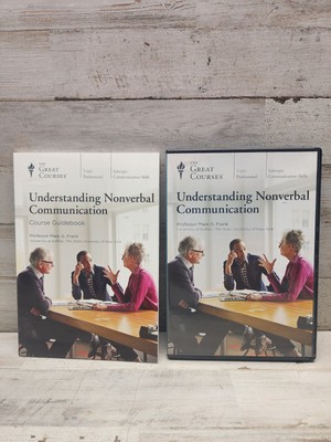 THE GREAT COURSES - UNDERSTANDING NONVERBAL COMMUNICATION 2 DVDS ...