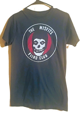 2016 Official Merch Dark Gray The Misfits Fiend Club Shirt (S) Mens   UNISEX