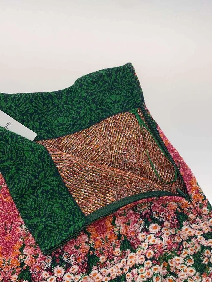 Falda Alexander McQueen M 57% Seda Multicolor Floral 170 70Y Foto 3 de 4