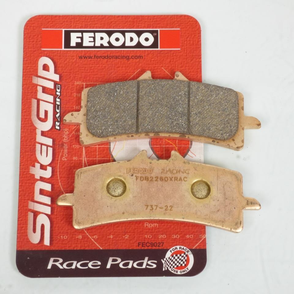 Plaquette de frein Ferodo AV neuve à friction stable pour Honda 1000 Rc